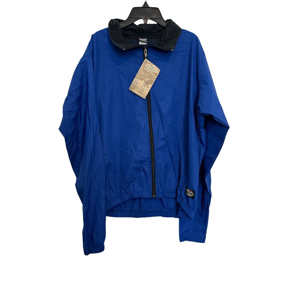 Mt Borah Jacket Medium Blue Whirlwind Fabric Vented Mesh Back USA Made